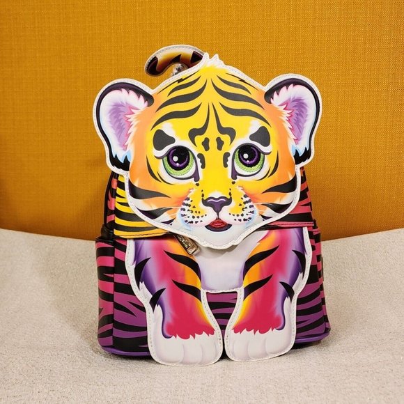 Loungefly Lisa Frank Forrest Tiger Cosplay Mini Backpack Rainbow 90s NEW main image 8